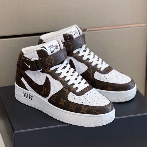 Louis Vuitton x OFF-WHITE x Nike Men Shoes Fashion Sneakers Luxury Brand Casual Shoes with Original Box