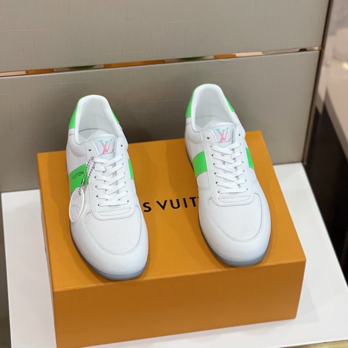 Louis Vuitton Men Shoes Fashion Sneakers RIVOLI SNEAKER Luxury Brand Casual Shoes with Original Box