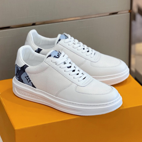 Louis Vuitton Men Shoes Fashion Sneakers RIVOLI Beverly Hills SNEAKER Luxury Brand Casual Shoes with Original Box
