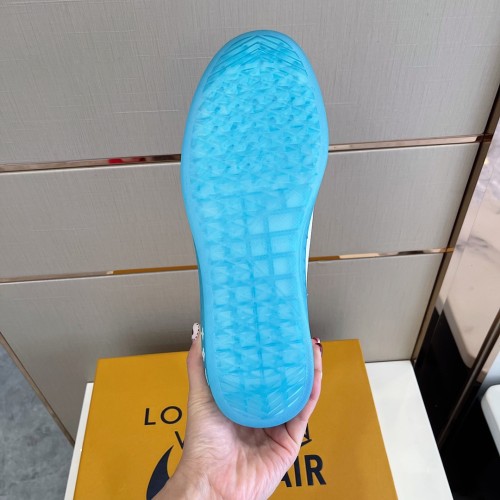 Louis Vuitton Men Shoes Fashion Sneakers LUXEMBOURG SNEAKER Monogram Luxury Brand with Original Box