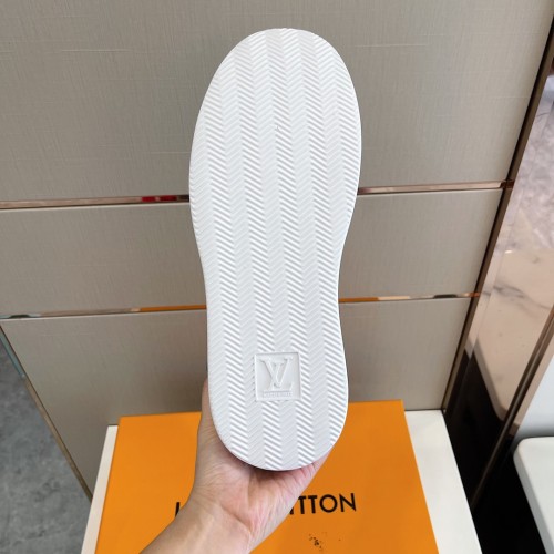Louis Vuitton Men Shoes Fashion Sneakers RIVOLI Beverly Hills SNEAKER Luxury Brand Casual Shoes with Original Box