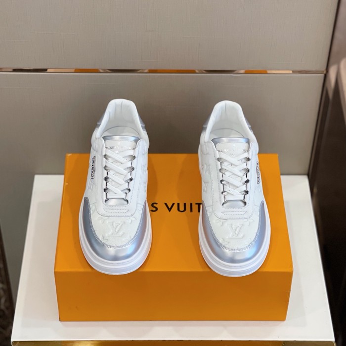 Louis Vuitton Men Shoes Fashion Sneakers RIVOLI Beverly Hills SNEAKER Luxury Brand Casual Shoes with Original Box