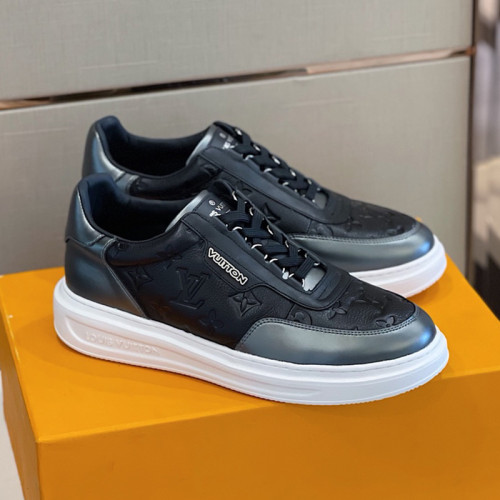 Louis Vuitton Men Shoes Fashion Sneakers RIVOLI Beverly Hills SNEAKER Luxury Brand Casual Shoes with Original Box