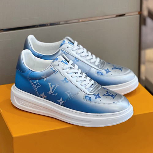 Louis Vuitton Men Shoes Fashion Sneakers RIVOLI Beverly Hills SNEAKER Luxury Brand Casual Shoes with Original Box
