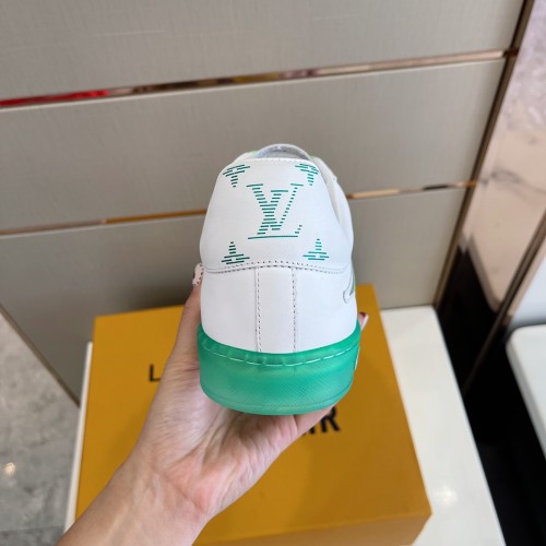 Louis Vuitton Men Shoes Fashion Sneakers LUXEMBOURG SNEAKER Monogram Luxury Brand with Original Box