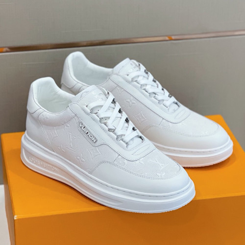 Louis Vuitton Men Shoes Fashion Sneakers RIVOLI Beverly Hills SNEAKER Luxury Brand Casual Shoes with Original Box
