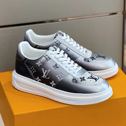 Louis Vuitton Men Shoes Fashion Sneakers RIVOLI Beverly Hills SNEAKER Luxury Brand Casual Shoes with Original Box