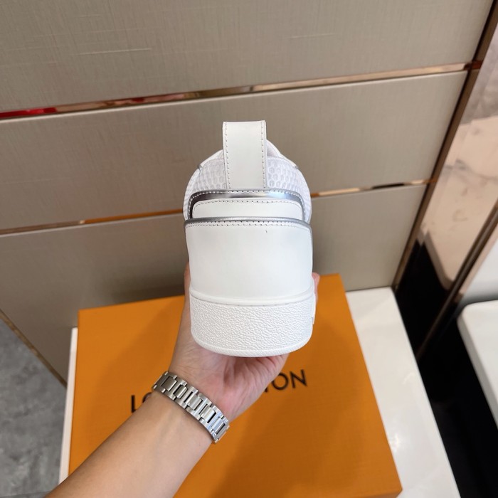 Louis Vuitton Men Shoes Fashion Sneakers RIVOLI Beverly Hills SNEAKER Luxury Brand Casual Shoes with Original Box