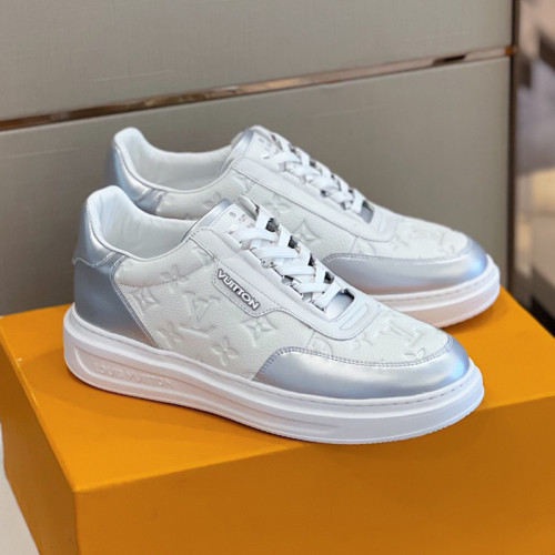 Louis Vuitton Men Shoes Fashion Sneakers RIVOLI Beverly Hills SNEAKER Luxury Brand Casual Shoes with Original Box