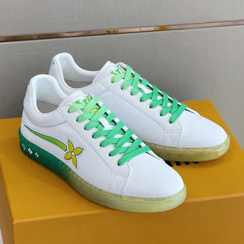 Louis Vuitton Men Shoes Fashion Sneakers LUXEMBOURG SNEAKER Monogram Luxury Brand with Original Box