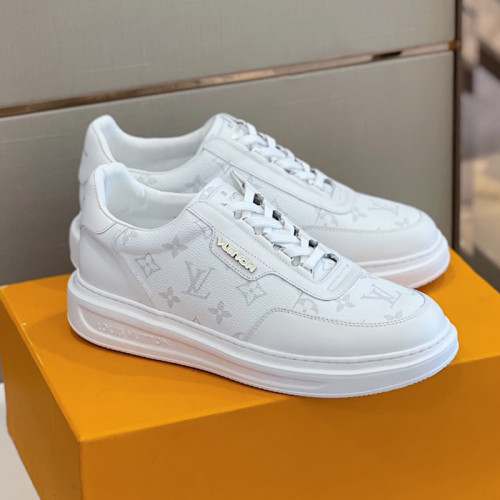 Louis Vuitton Men Shoes Fashion Sneakers RIVOLI Beverly Hills SNEAKER Luxury Brand Casual Shoes with Original Box