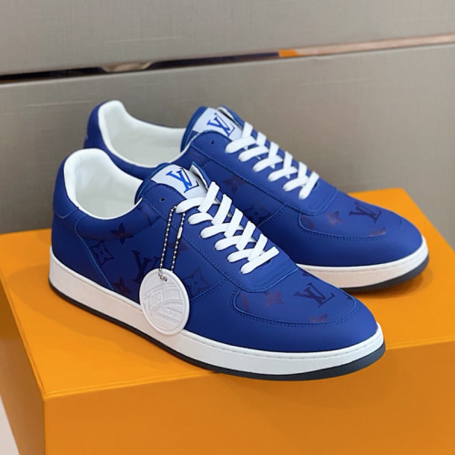 Louis Vuitton Men Shoes Fashion Sneakers RIVOLI Beverly Hills SNEAKER Luxury Brand Casual Shoes with Original Box