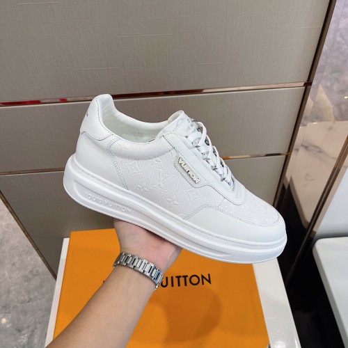 Louis Vuitton Men Shoes Fashion Sneakers RIVOLI Beverly Hills SNEAKER Luxury Brand Casual Shoes with Original Box