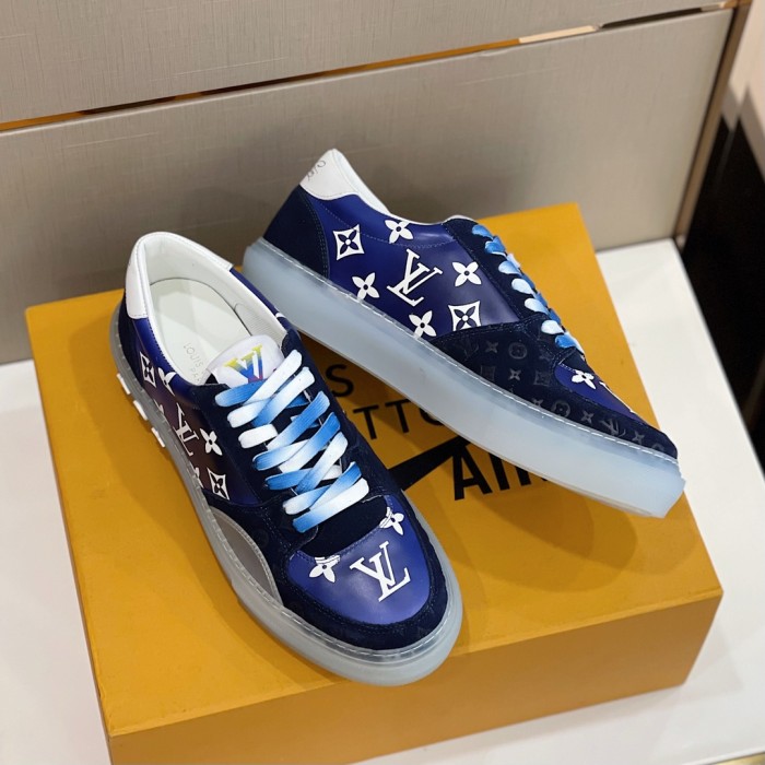 Louis Vuitton Men Womens Shoes LV OLLIE SNEAKER 1A8SH3 with Original Box