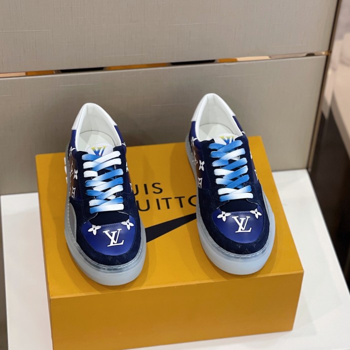 Louis Vuitton Men Womens Shoes LV OLLIE SNEAKER 1A8SH3 with Original Box