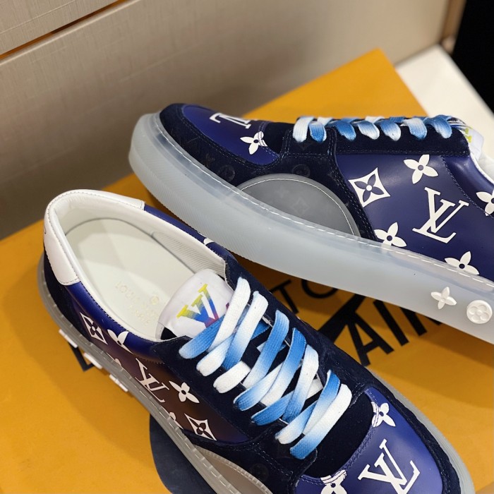 Louis Vuitton Men Womens Shoes LV OLLIE SNEAKER 1A8SH3 with Original Box