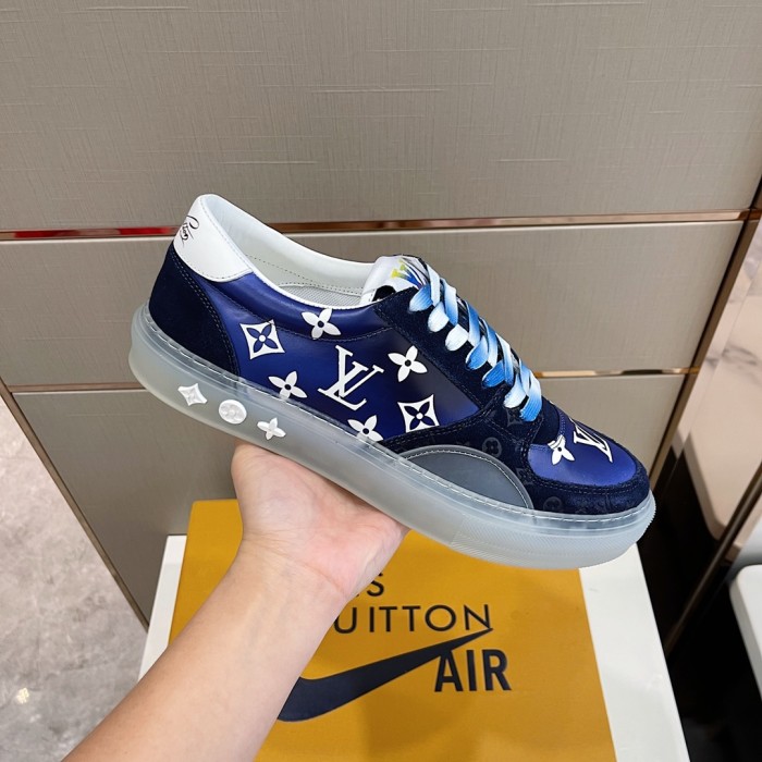 Louis Vuitton Men Womens Shoes LV OLLIE SNEAKER 1A8SH3 with Original Box