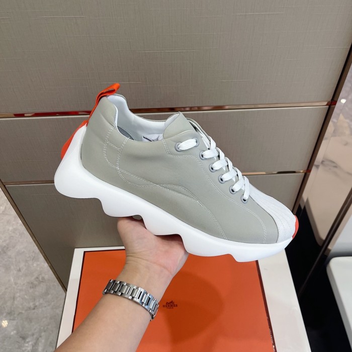 Hermes Mens Casual Shoes Fashion Sneakers Luxury Brand with Original Box