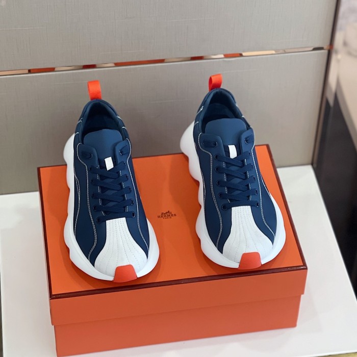 Hermes Mens Casual Shoes Fashion Sneakers Luxury Brand with Original Box