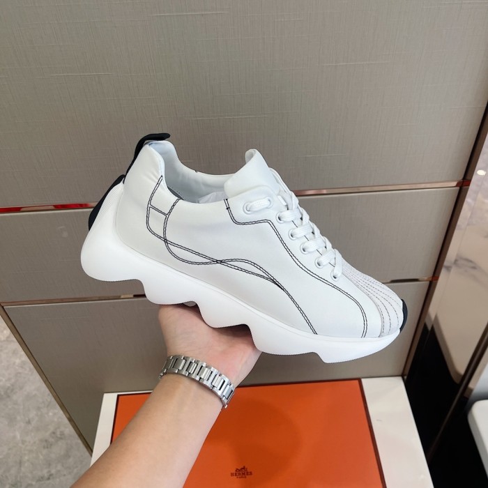 Hermes Mens Casual Shoes Fashion Sneakers Luxury Brand with Original Box