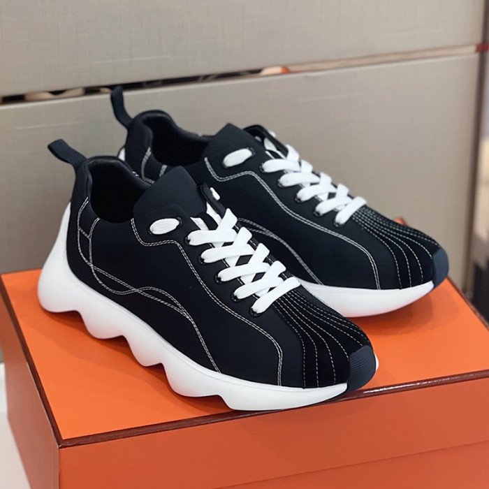 Hermes Mens Casual Shoes Fashion Sneakers Luxury Brand with Original Box
