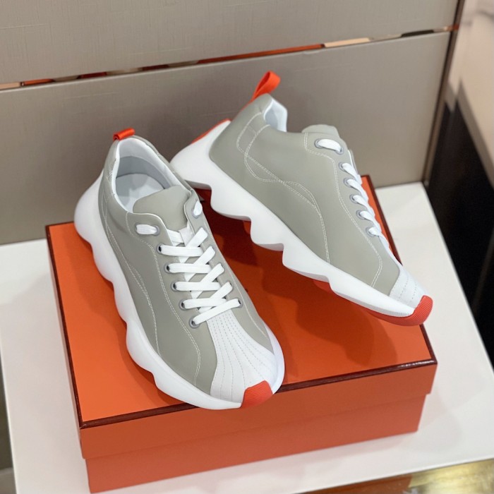 Hermes Mens Casual Shoes Fashion Sneakers Luxury Brand with Original Box
