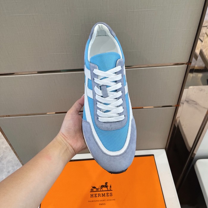 Hermes Mens Casual Shoes Fashion Sneakers Luxury Brand with Original Box