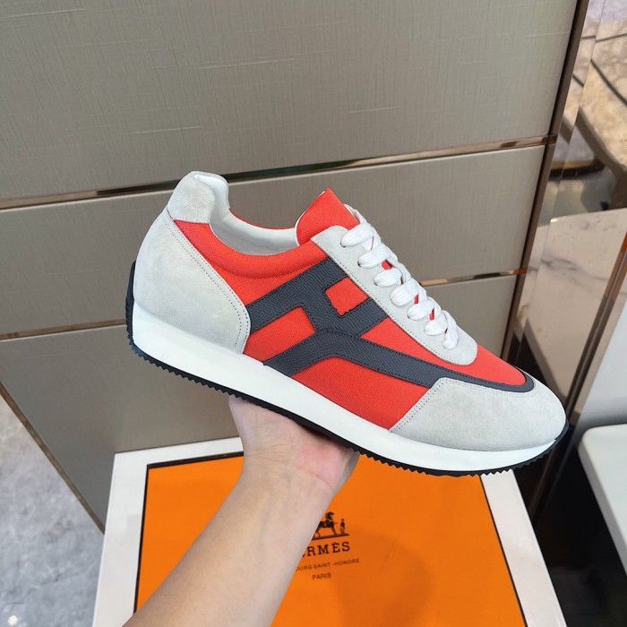 Hermes Mens Casual Shoes Fashion Sneakers Luxury Brand with Original Box