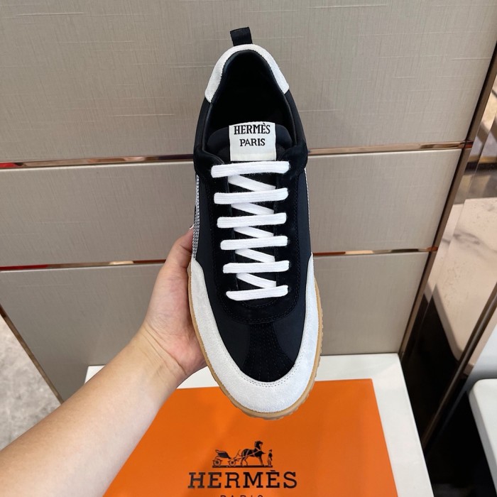 Hermes Mens Casual Shoes Fashion Sneakers Luxury Brand with Original Box