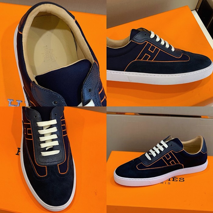 Hermes Mens Casual Shoes Fashion Sneakers Luxury Brand with Original Box