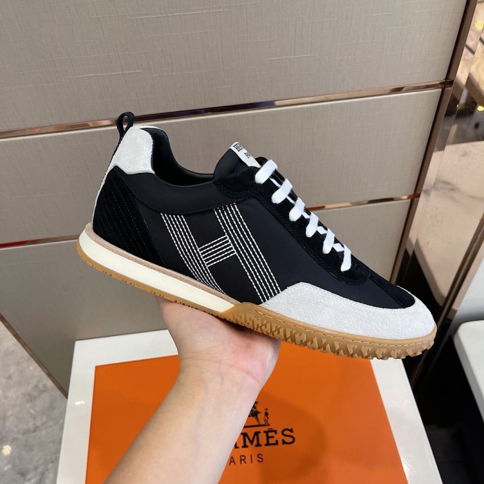 Hermes Mens Casual Shoes Fashion Sneakers Luxury Brand with Original Box