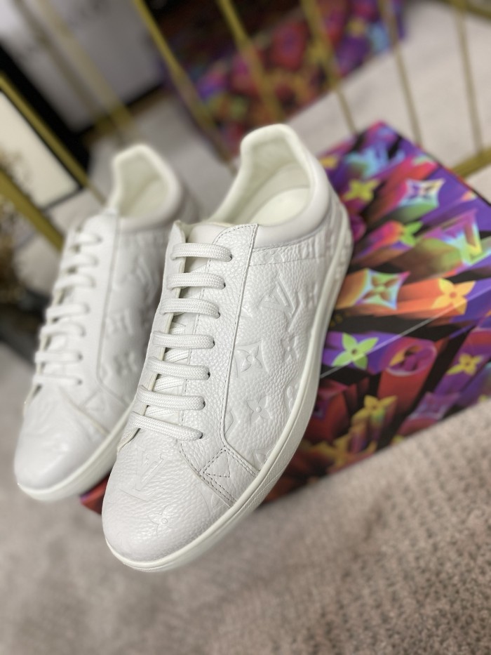Louis Vuitton Men Shoes Fashion Sneakers LUXEMBOURG SNEAKER 1A90OR Monogram Luxury Brand with Original Box