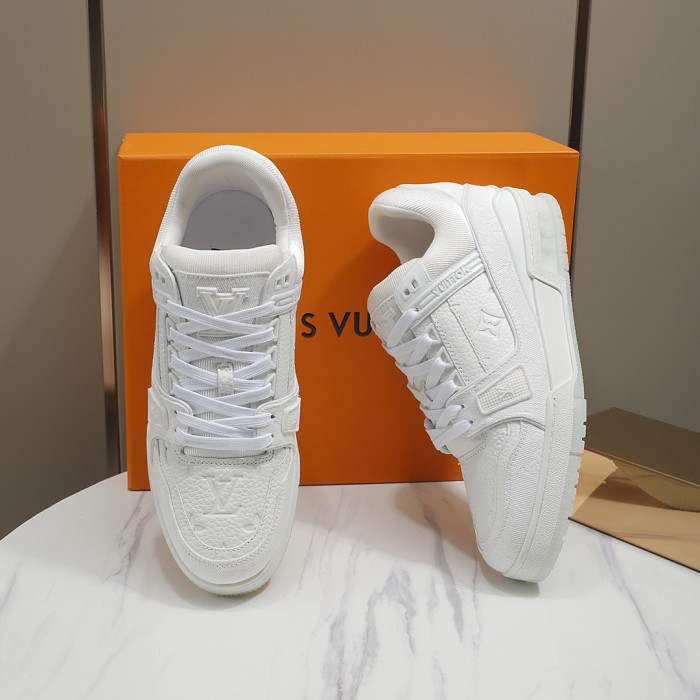 Louis Vuitton Men Shoes Fashion Sneakers Design Luxury Brand LV TRAINER SNEAKER with Original Box 1A9ZI6
