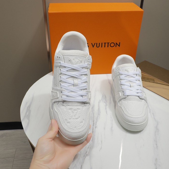 Louis Vuitton Men Shoes Fashion Sneakers Design Luxury Brand LV TRAINER SNEAKER with Original Box 1A9ZI6