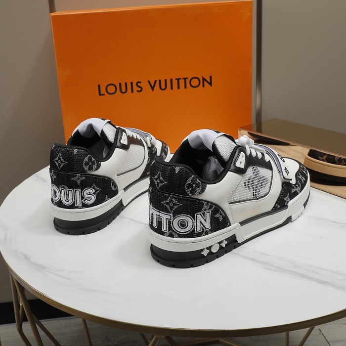 Louis Vuitton Men Shoes Fashion Sneakers Design Luxury Brand LV TRAINER SNEAKER with Original Box 1A9ZI6