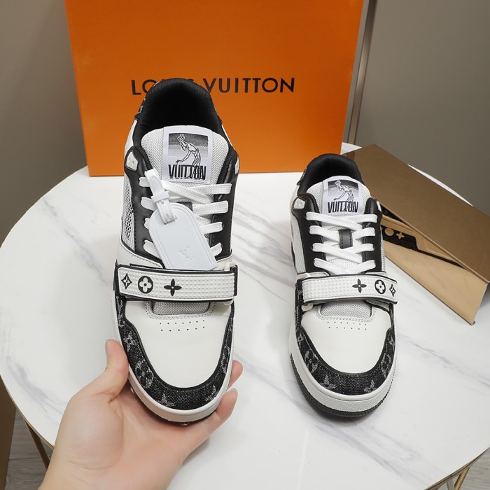 Louis Vuitton Men Shoes Fashion Sneakers Design Luxury Brand LV TRAINER SNEAKER with Original Box 1A9ZI6