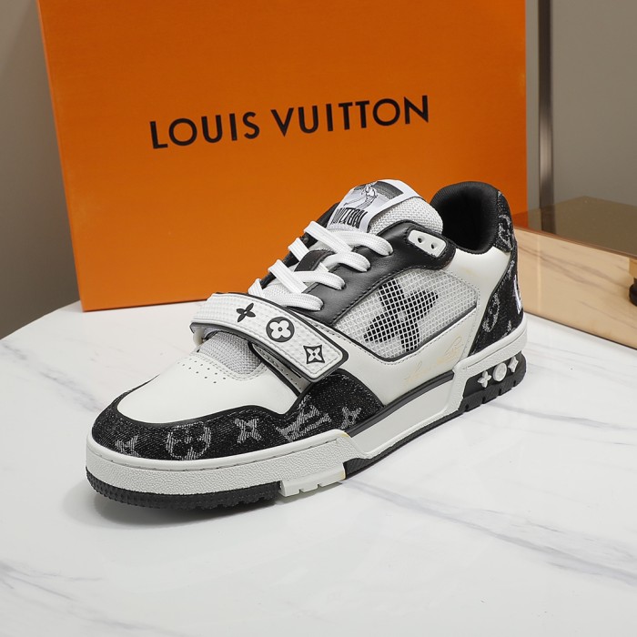 Louis Vuitton Men Shoes Fashion Sneakers Design Luxury Brand LV TRAINER SNEAKER with Original Box 1A9ZI6