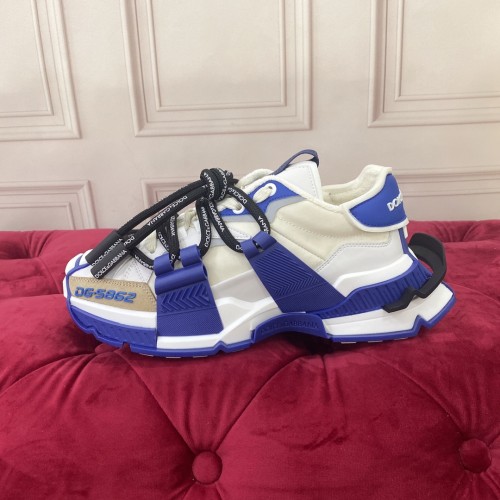 Dolce&Gabbana Womens Shoes Sneakers Luxury Brand Mixed-material Daymaster sneakers with DG logo CS1941AQ7098B706
