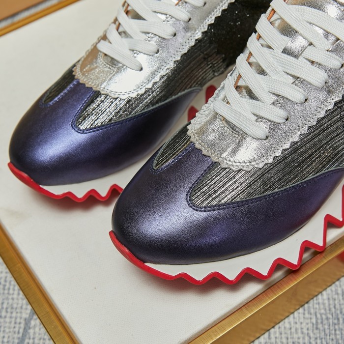 Christian Louboutin Mens Shoes Sneakers Luxury Brand Red Bottom Design Sports Footwears
