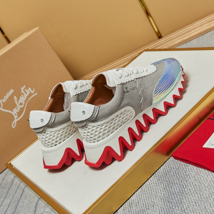 Christian Louboutin Mens Shoes Sneakers Luxury Brand Red Bottom Design Sports Footwears
