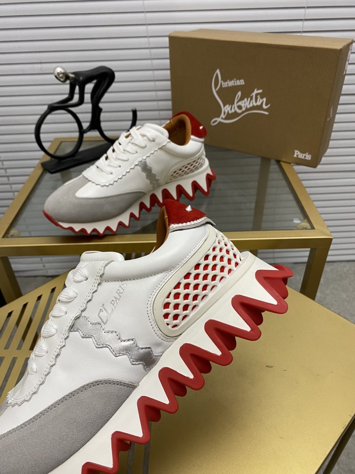 Christian Louboutin Mens Shoes Sneakers Luxury Brand Red Bottom Design Sports Footwears