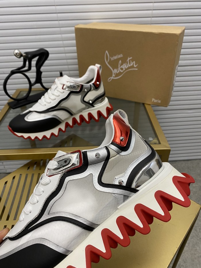 Christian Louboutin Mens Shoes Sneakers Luxury Brand Red Bottom Design Sports Footwears