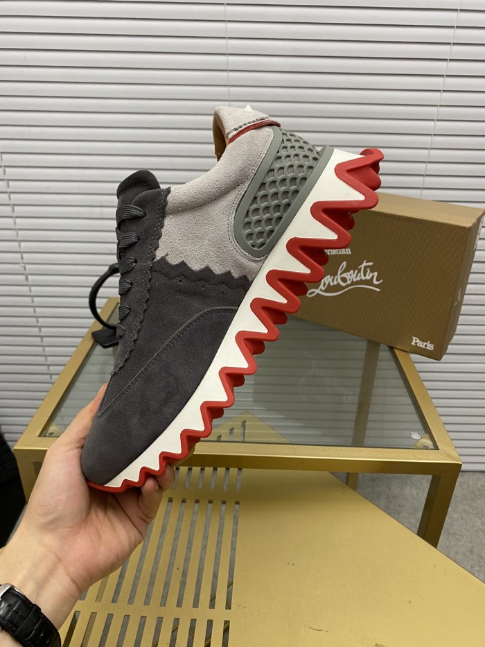 Christian Louboutin Mens Shoes Sneakers Luxury Brand Red Bottom Design Sports Footwears