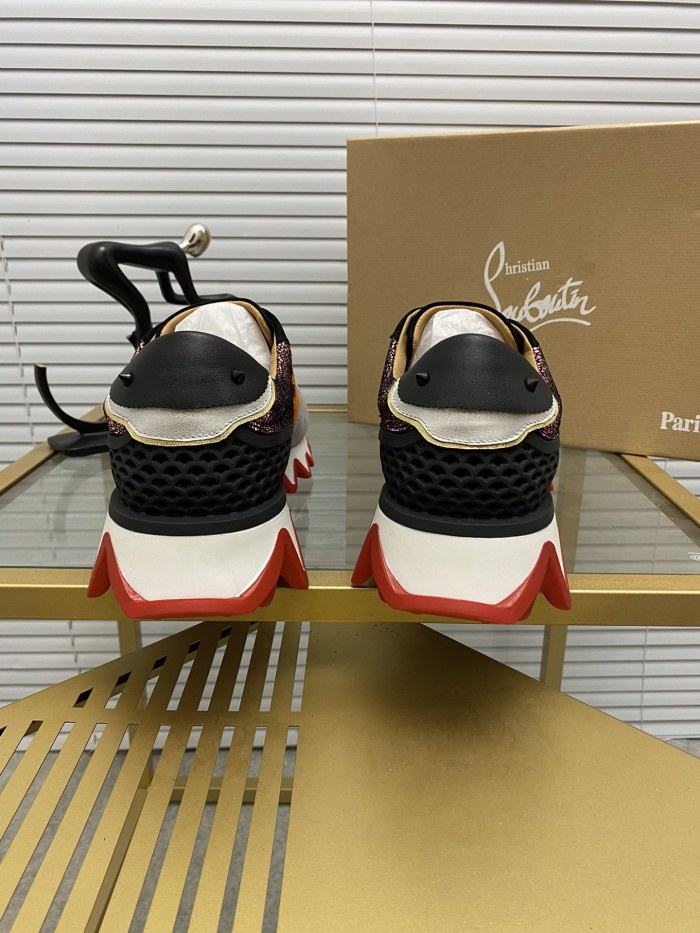 Christian Louboutin Mens Shoes Sneakers Luxury Brand Red Bottom Design Sports Footwears