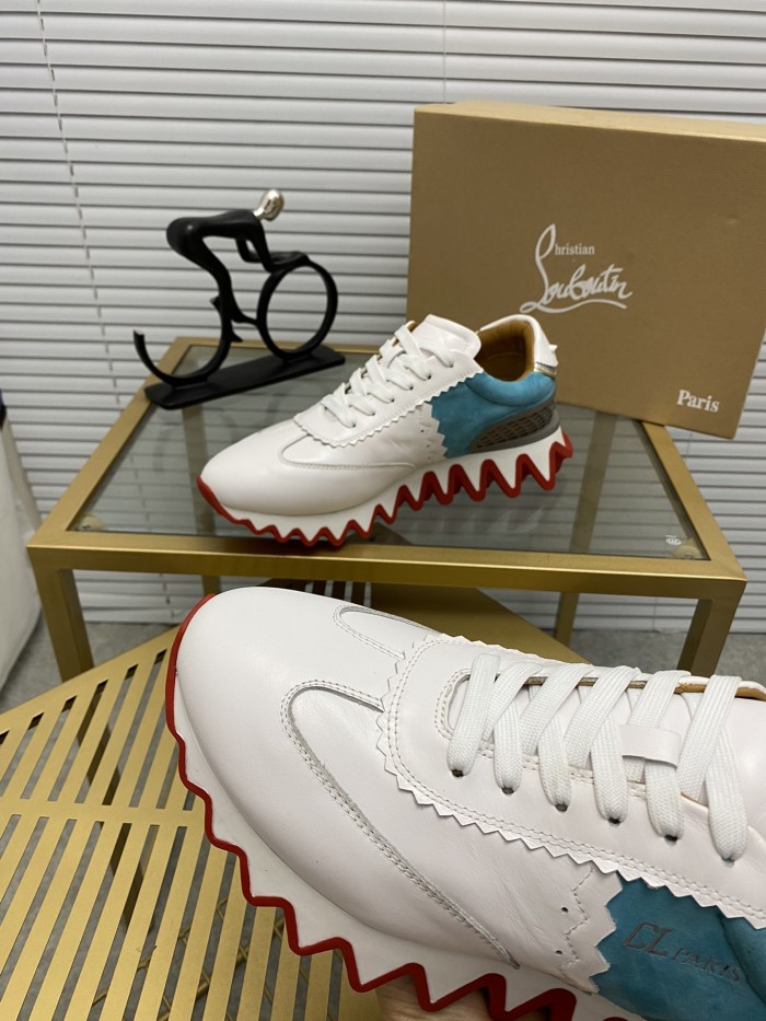 Christian Louboutin Mens Shoes Sneakers Luxury Brand Red Bottom Design Sports Footwears
