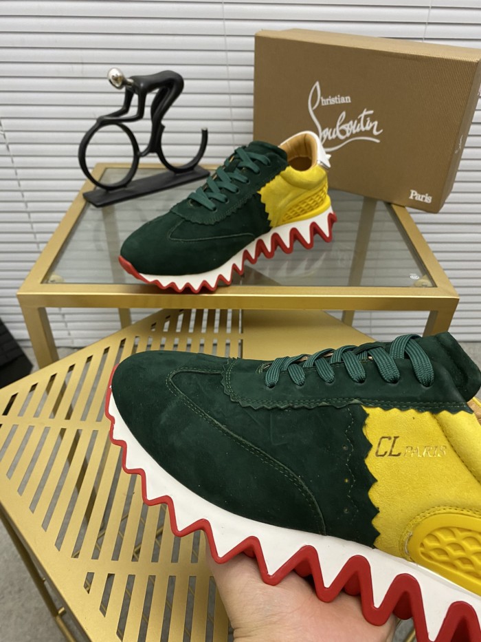 Christian Louboutin Mens Shoes Sneakers Luxury Brand Red Bottom Design Sports Footwears