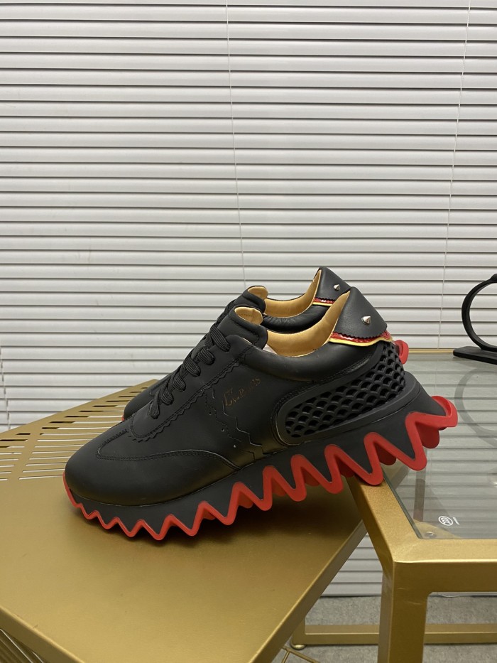 Christian Louboutin Mens Shoes Sneakers Luxury Brand Red Bottom Design Sports Footwears