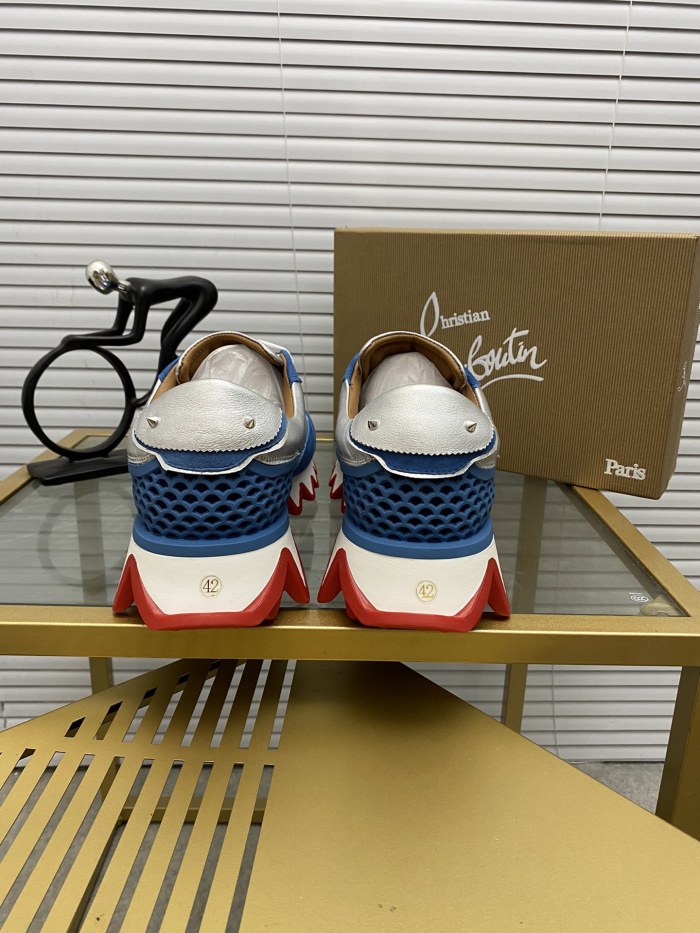 Christian Louboutin Mens Shoes Sneakers Luxury Brand Red Bottom Design Sports Footwears