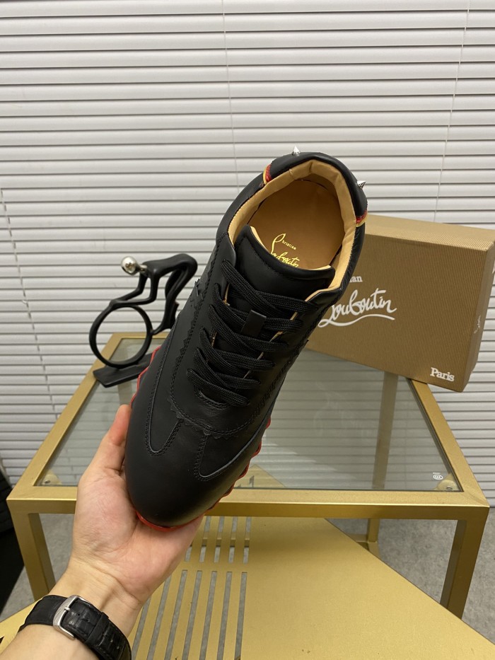 Christian Louboutin Mens Shoes Sneakers Luxury Brand Red Bottom Design Sports Footwears