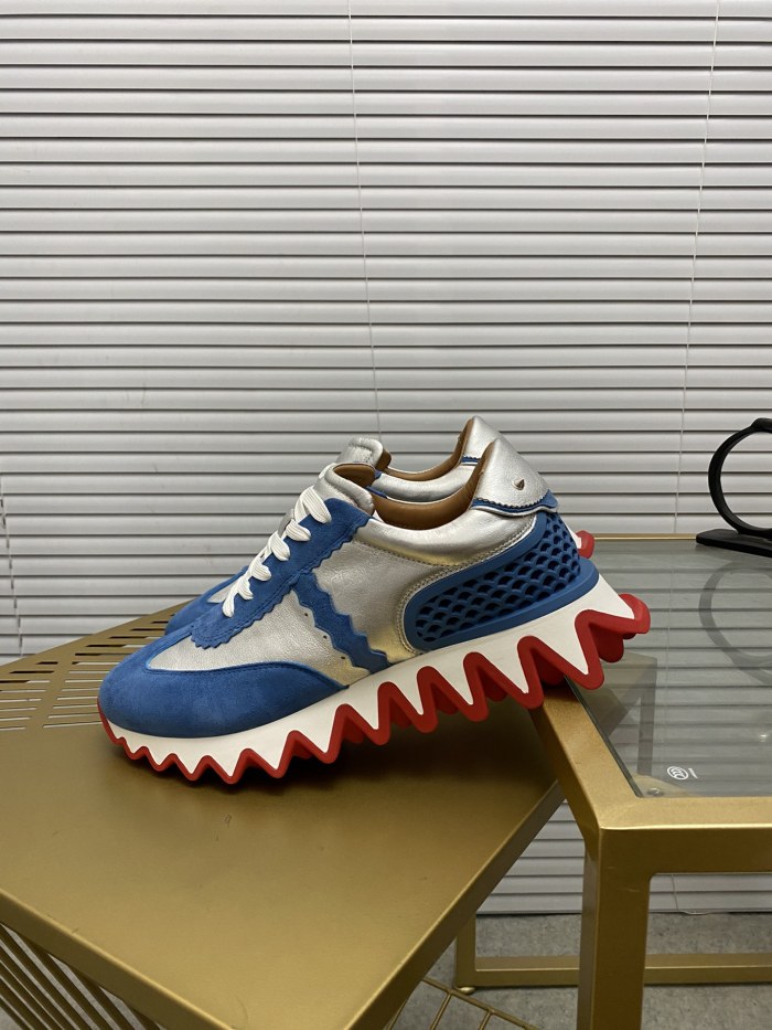 Christian Louboutin Mens Shoes Sneakers Luxury Brand Red Bottom Design Sports Footwears